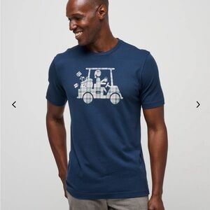 Travis Mathew Blue Golf Cart Tee